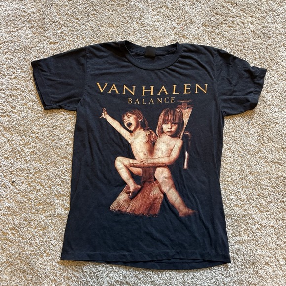 American Vintage Other - Vtg Van Halen T Shirt 1995 Balance Tour Made in USA Black Small